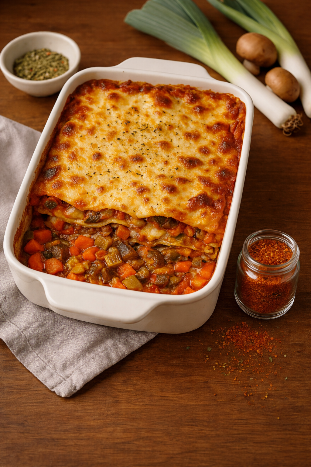 Lasagnes d’hiver aux légumes & Pasta Mix