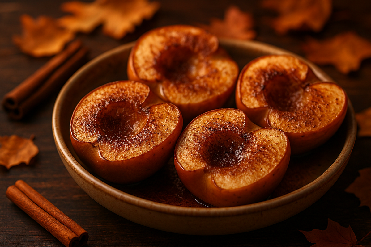 Pommes rôties au sucre Brut de Cannelle