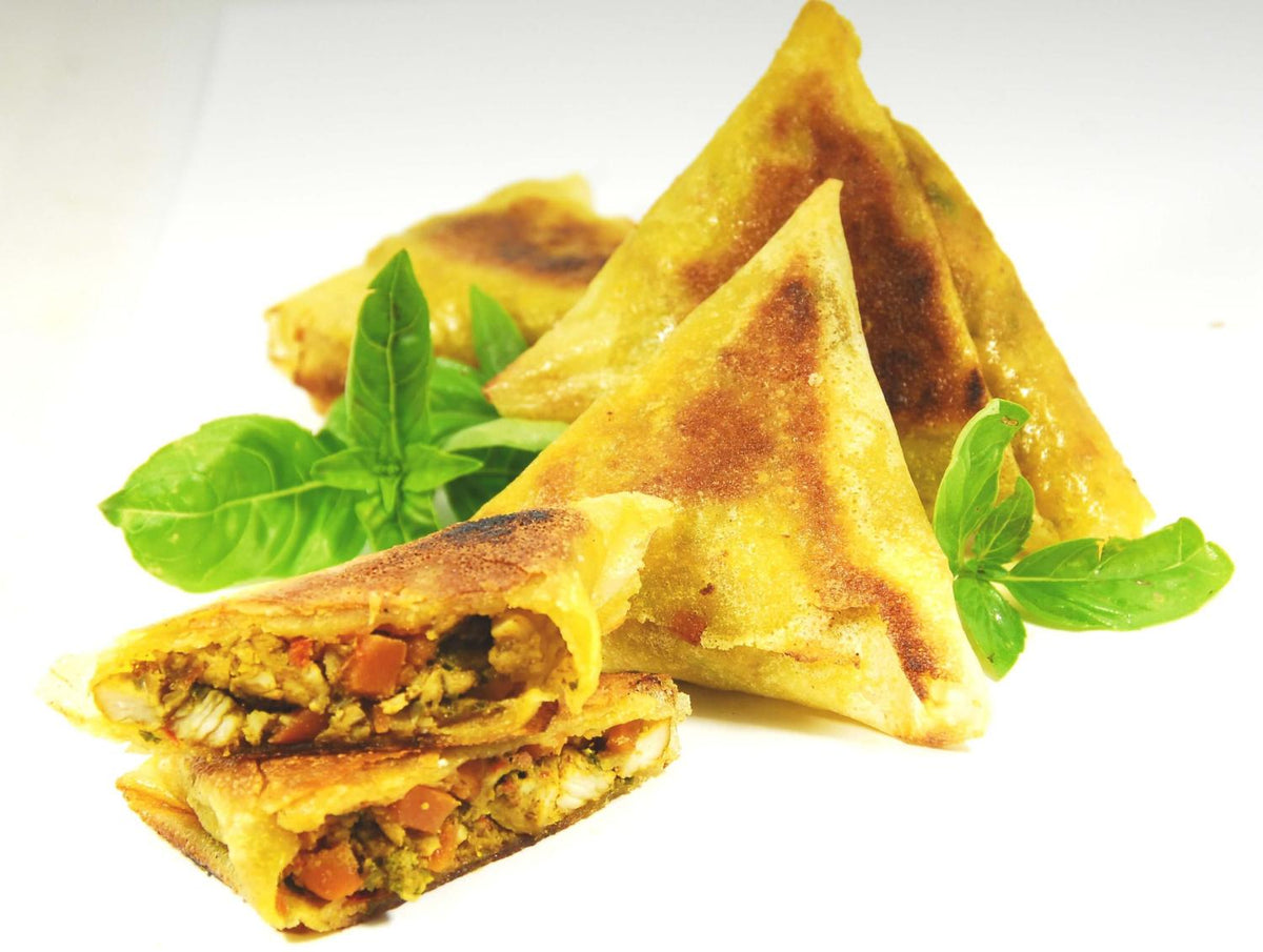 SAMOUSSAS DE POULET AUCURRY MASALA