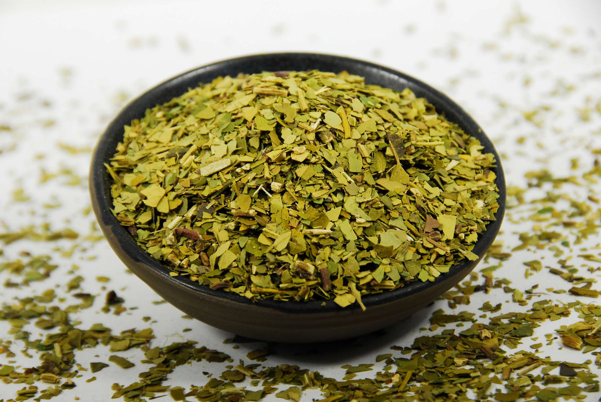 Bol noir contenant Yerba Mate