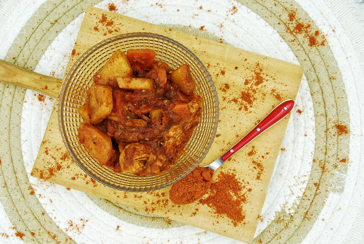 Äthiopisches Hähnchen mit Berbéré