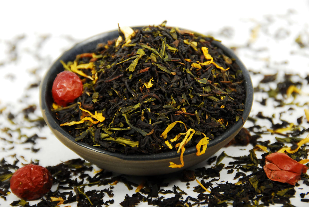 Bol noir contenant Mango Papaye